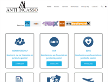 Tablet Screenshot of antiincasso.com